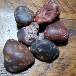 Self Tumbled Lake Superior Agates Lot Of 6